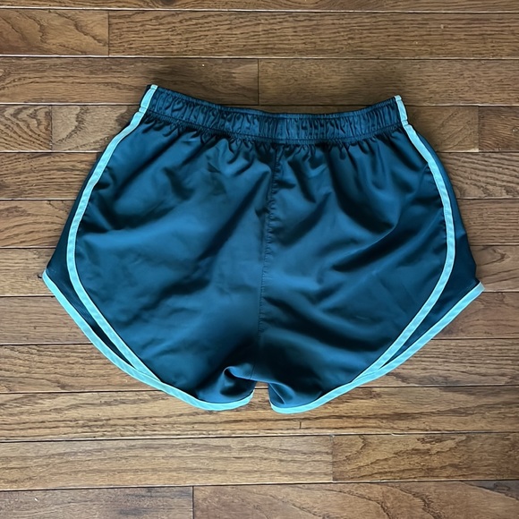 Gray Green Nike Athletic Shorts - Picture 2 of 3